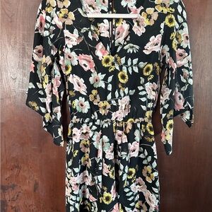 cupcakes & cashmere Floral Romper